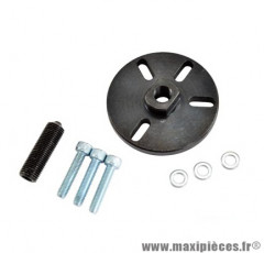 Arrache volant universel pour 3 vis (75mm) pour minarelli Mbk booster nitro Yamaha bws aerox 2004/ morini / suzuki / adaptable solex (selon modèle)