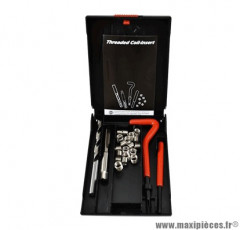 Coffret réparation (20 pièces) filetage m7x1.0 - taraud / filiere / helicoil