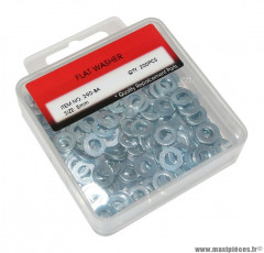 Boite de 200 rondelles plate acier (diamètre 5mm)