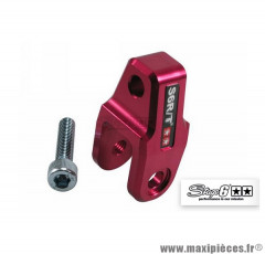 Réhausseur d'amortisseur CNC +40mm Stage 6 couleur Rouge pour MBK Booster / Nitro homologué