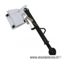 Béquille latérale noir pour scooter peugeot 50 ludix (Tous modèles hauteur réglable par vis)