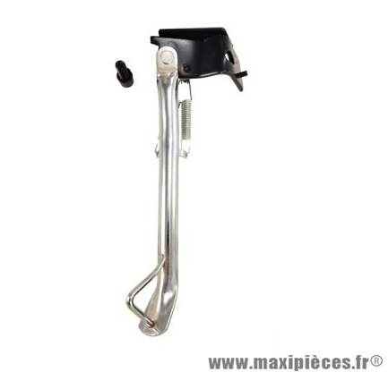 Béquille latérale chrome pour scooter mbk booster stunt / yamaha bws slider