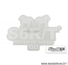 Sticker / Autocollant Stage 6 R/T « Breed of Speed » couleur blanc 9,1x6,5cm