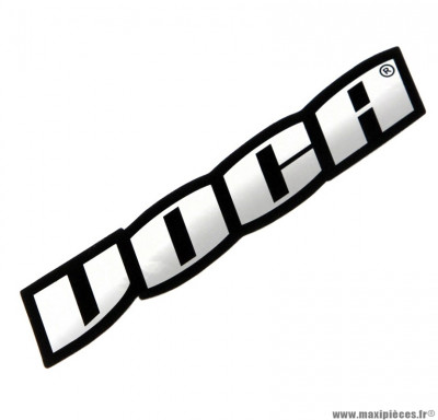 Stickers/autocollants Voca Racing 11x4 cm pour silencieux et carrosserie