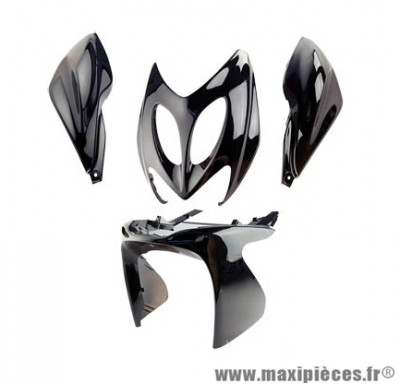Kit carrosserie Tun'r (4 pièces) type origine noir pour scooter nitro / aerox après 2013