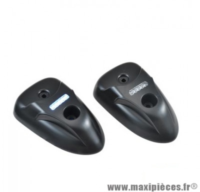 Protections / pads latérales x2 Tun'r avant noir avec led pour scooter stunt / slider