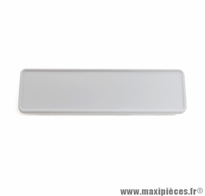 Plaque cache numéros cadre blanc verni pour scooter mbk booster nitro/ yamaha bws aerox * Prix spécial !