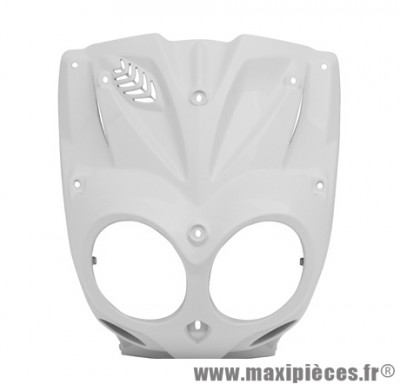 Tablier face avant blanc pour scooter mbk stunt / yamaha slider naked après 2004