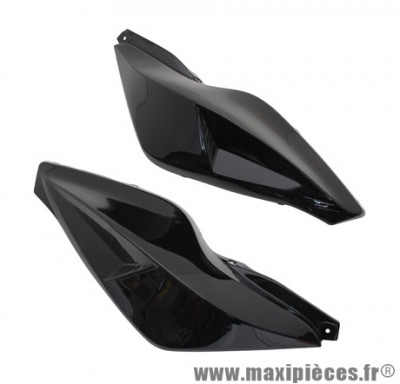 Paire de coques arrière Replay design noir pour scooter mbk nitro / yamaha aerox 1997>2012 * Prix spécial !