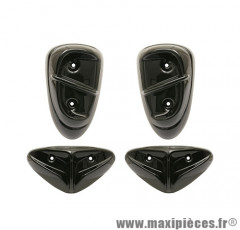 Pads x4 noir brillant pour scooter mbk stunt / yamaha slider * Prix spécial !