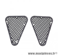 Paire de grilles de coque arrière design noir pour scooter mbk booster / yamaha bws après 2004