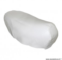 Housse de selle blanc pour scoot mbk booster / yamaha bws 2004>