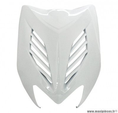 Tablier avant design blanc pour scooter mbk nitro / yamaha aerox 1997>2012