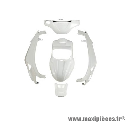 Kit carrosserie Tun'r (4 pièces) new design blanc pour scooter booster / bw's après 2004