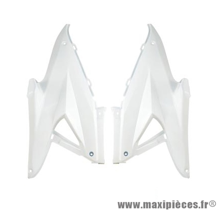 Capot moteur blanc pour scooter mbk nitro, yamaha aerox de 97 à 2012