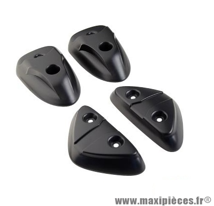 Protections/pads latérales x4 Tun'r avant / arrière noir pour scooter stunt / slider