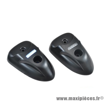 Protections / pads latérales x2 Tun'r avant noir avec led pour scooter stunt / slider