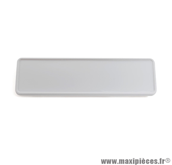 Plaque cache numéros cadre blanc verni pour scooter mbk booster nitro/ yamaha bws aerox * Prix spécial !