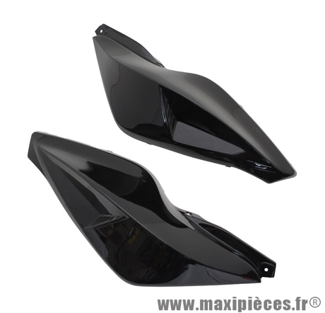 Paire de coques arrière Replay design noir pour scooter mbk nitro / yamaha aerox 1997>2012 * Prix spécial !