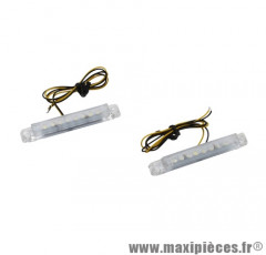 Paire d'éclairages décoration Replay barrette à leds blanches