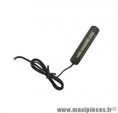 Éclairage de plaque immatriculation à leds barrette noir (4 leds blanches) homologué CE