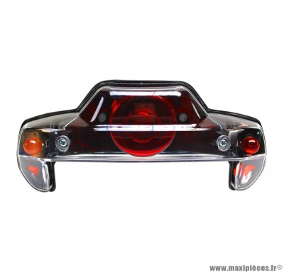 Feu arrière lexus noir avec clignotants pour scooter mbk booster / yamaha bws 1999>2003