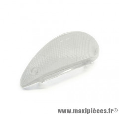 Cabochon feu arrière transparent pour scooter / cyclo nitro / 51 magnum / oliver / keeway