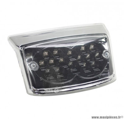 Feu arrière lexus noir à leds (16 leds rouges) homologué CE pour scooter mbk booster / yamaha bws après 2004