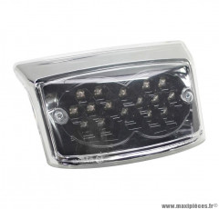Feu arrière lexus noir à leds (16 leds rouges) homologué CE pour scooter mbk booster / yamaha bws après 2004