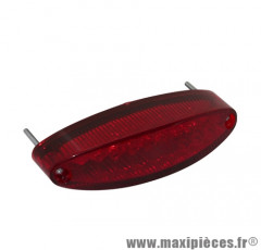 Feu arrière universel Replay à leds ovale rouge 15 leds