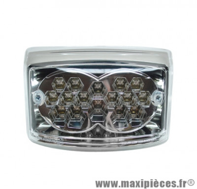 Feu arrière lexus blanc à leds homologué CE (16 leds) pour scooter mbk booster / yamaha bws après 2004