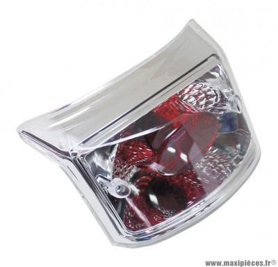 Feu arrière lexus blanc pour scooter mbk booster / yamaha bws après 2004