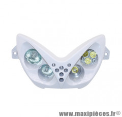 Double optique Replay blanc pour scooter mbk nitro / yamaha aerox