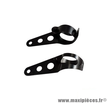 Patte / support / fixation projecteur / phare / optique Tun'r diamètre 32-41 noir