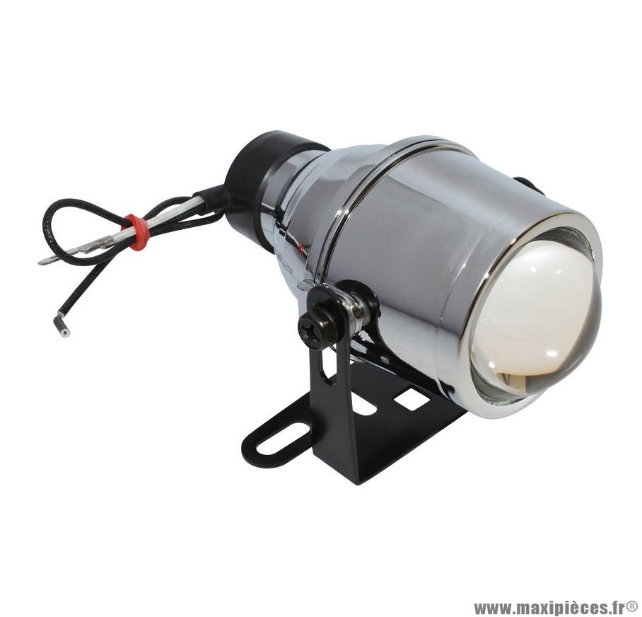 Feu halogène orientable longue portée loupe chrome 55w