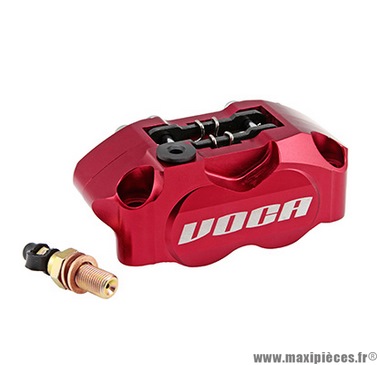 Etrier de frein Voca G-force Racing 4 pistons couleur rouge