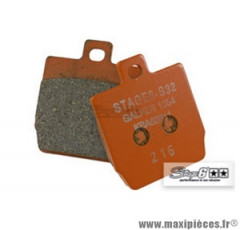 Plaquettes de frein marque Stage 6 RACING pour MBK Nitro (arrière) / Stunt (avant)