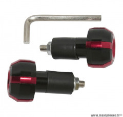 Paire d'embouts de guidon Replay roller noir / rouge