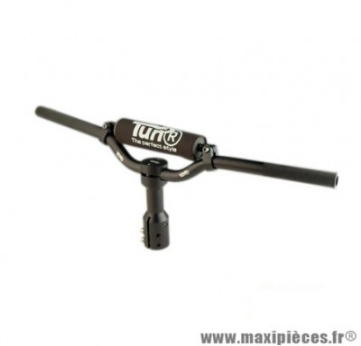 Guidon Tun'r cross alu noir avec potence pour scooter booster
