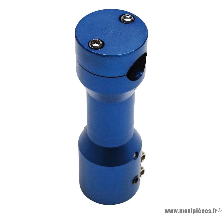 Potence alu bleu pour scooter mbk booster / yamaha bws