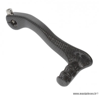 Kick Replay alu carbone brillant pour scooter mbk booster, nitro / yamaha bws, aerox / peugeot tkr, trekker, speedfight