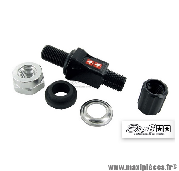 Valve de pneu CNC complète Stage 6 couleur noir