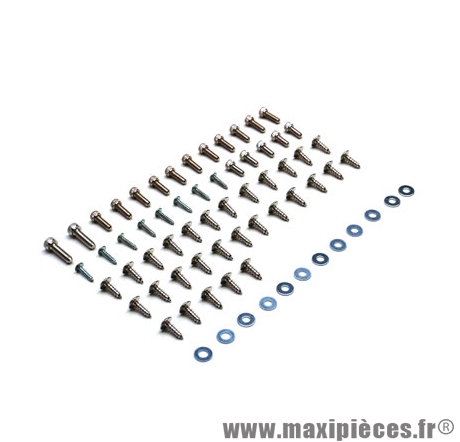 Kit vis de carrosserie acier chrome pour scooter mbk nitro / yamaha aerox 1997>2012 * Prix spécial !