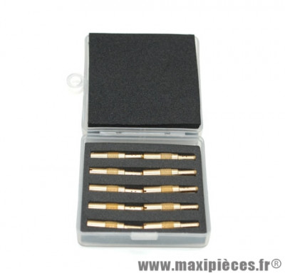 Gicleur ralenti pwk (boite de 10, n°35/38/40/42/45/48/50/52/55/58) pièce pour Scooter, Mécaboite, Mobylette, Maxi Scooter, Moto, Quad