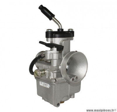Carburateur dellorto vhst 24 bs (boisseau plat - montage souple - sans graissage -sans depression - starter a levier) (ref 9367) pièce pour Scooter, Mécaboite, Mobylette, Maxi Scooter, Moto, Quad