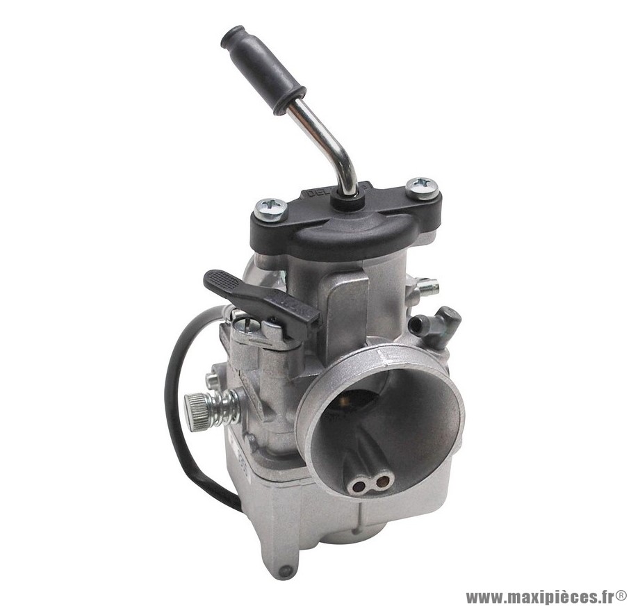 Carburateur dellorto vhst 26 bs (boisseau plat - montage souple - sans graissage - starter a levier) (ref 9355) pièce pour Scooter, Mécaboite, Mobylette, Maxi Scooter, Moto, Quad