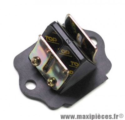 Clapet scooter Top Perf carbone pour Piaggio 50 zip, Typhoon, nrg / gilera 50 stalker, runner, dna, ice