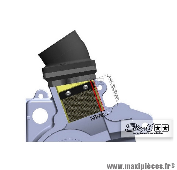Kit admission Oversize Piaggio NRG / Runner - Stage 6 R/T