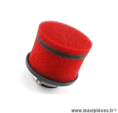 Filtre à air court marque Stage 6 Compétition" couleur Rouge