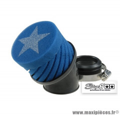 Filtre à air en mousse HQ Stage 6 « Racing » diamètre 44mm couleur Bleu pour Mikuni